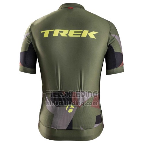2016 Fietskleding Trek Bontrager Vede Militare Korte Mouwen en Koersbroek